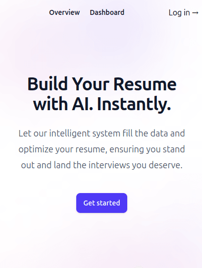 Ai Resume Builder